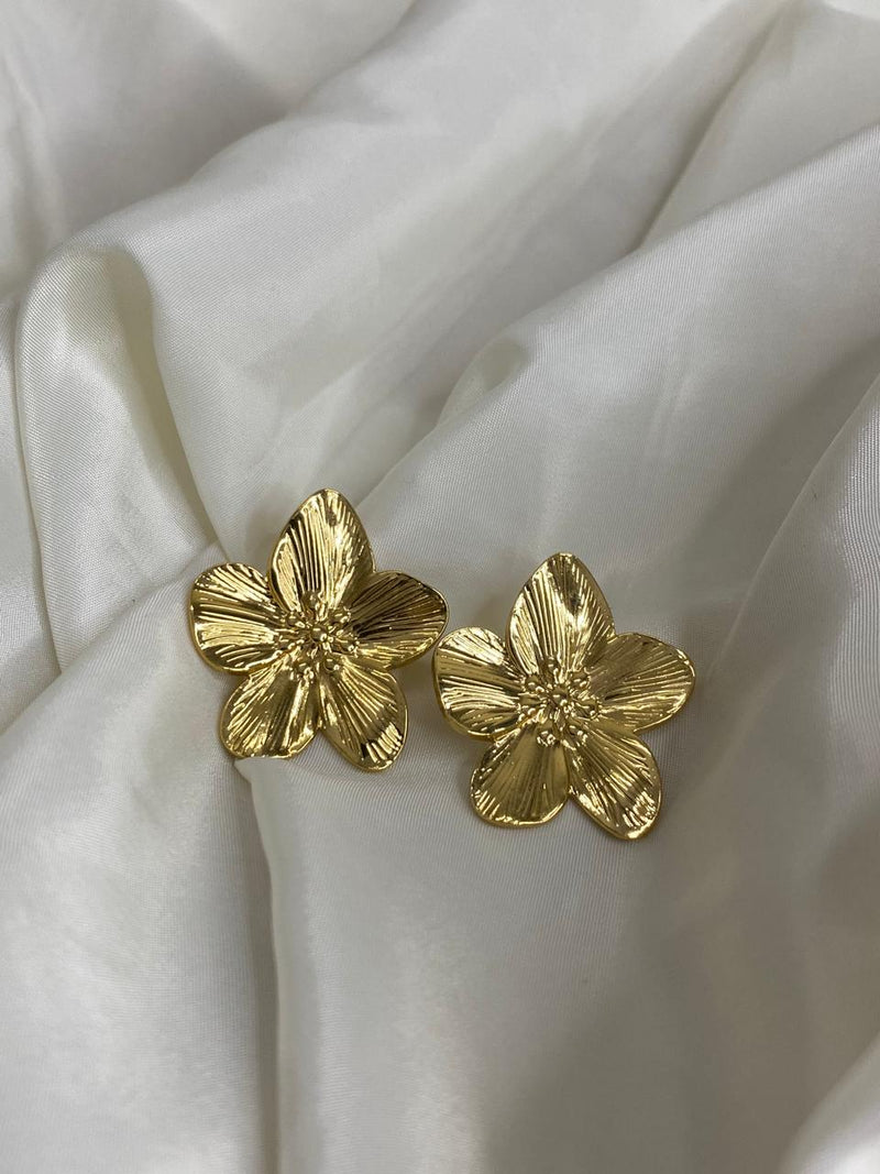 Golden Lily Earrings