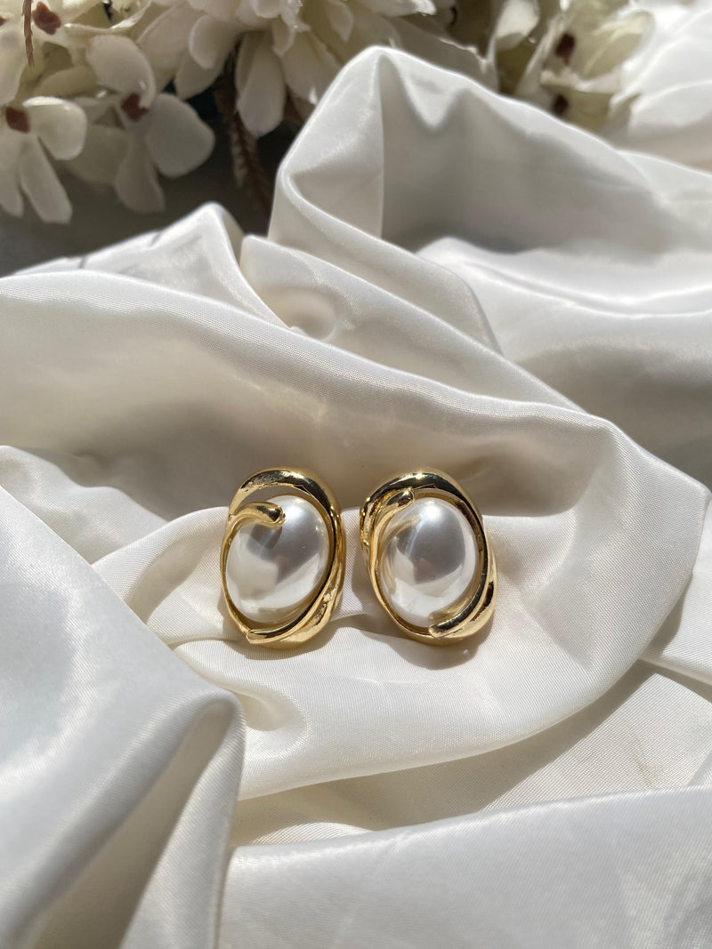 Pearl Orbit Earrings