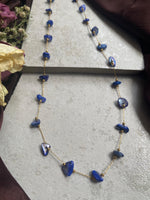 Blue Ocean Pebble Necklace