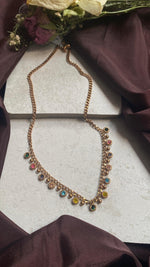 Gemstone Charm Necklace