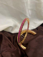 Ruby Stones Bangles
